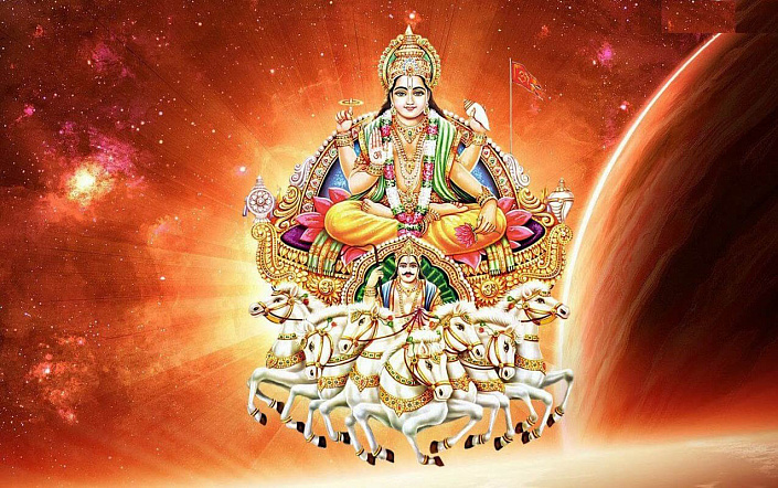 Сурья на колеснице