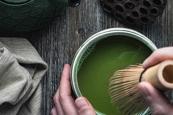 чай матча фото