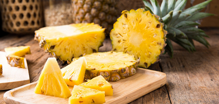 Ананас: вся польза и вред для здоровья, состав, бромелайн.